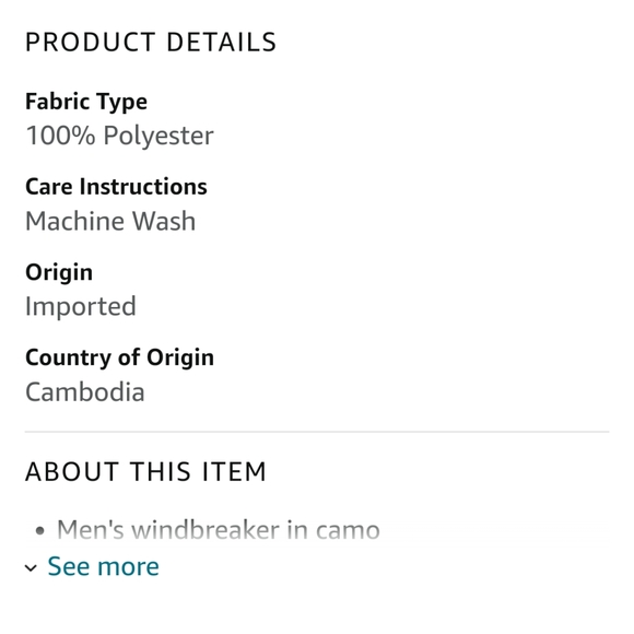 Adidas Originals camo hoodie windbreaker sz medium used great condition - Picture 5 of 5